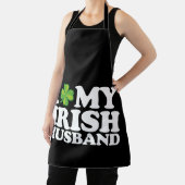 Ik hou van mijn Ierse man Koppel St. Patrick's Day Schort (Insitu)
