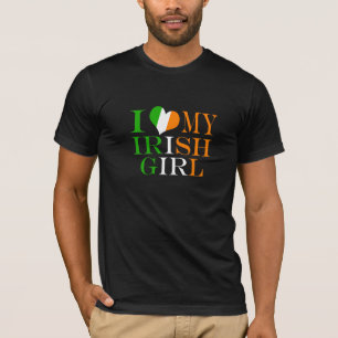 Ik hou van mijn Ierse meisje T-shirt