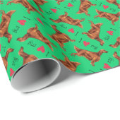 Ik hou van mijn Ierse Setter Cadeaupapier (Rol Hoek)