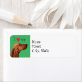 Ik hou van mijn Ierse Setter Etiket (Insitu)