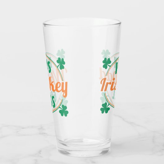 Ik hou van mijn Ierse vader Gepersonaliseerd pap's Glas (Rechts)