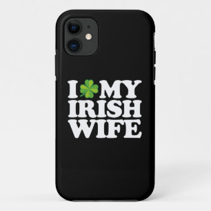 Ik hou van mijn Ierse vrouw grappig paar St Patric Case-Mate iPhone Case