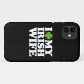 Ik hou van mijn Ierse vrouw grappig stel St. Patri Case-Mate iPhone Case (Achterkant (horizontaal))