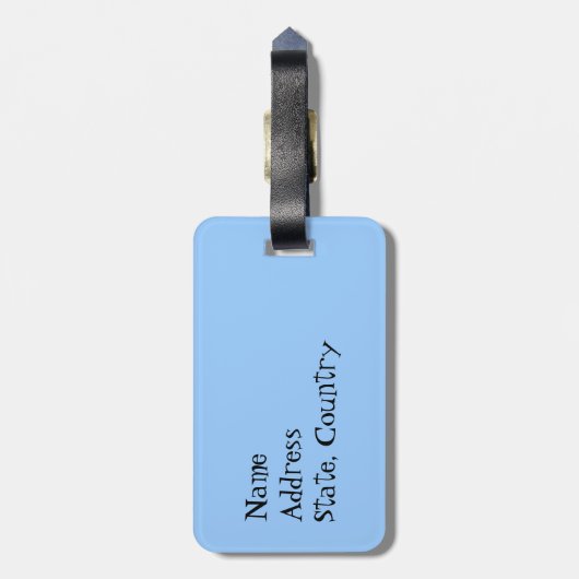 Ik hou van mijn Ierse Wolfhound Bagagelabel (Achterkant verticaal)