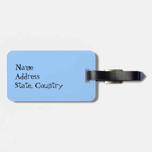 Ik hou van mijn Ierse Wolfhound Bagagelabel (Achterkant horizontaal)