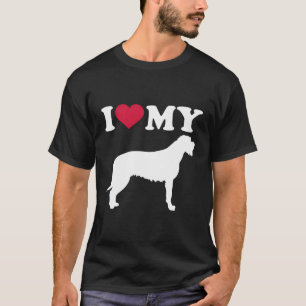 Ik hou van mijn Ierse Wolfhound T-shirt