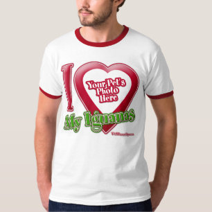 Ik hou van mijn Iguanas - Foto T-shirt