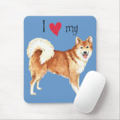 Ik hou van mijn IJslandse Sheepdog Muismat (Met muis)