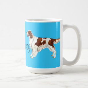 Ik hou van mijn Irish Red en White Setter Koffiemok