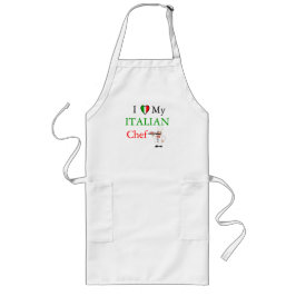 Ik hou van mijn Italiaanse Chef Lang Schort
