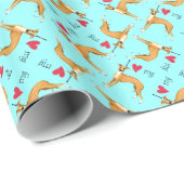 Ik hou van mijn Italiaanse Greyhound Cadeaupapier (Rol Hoek)