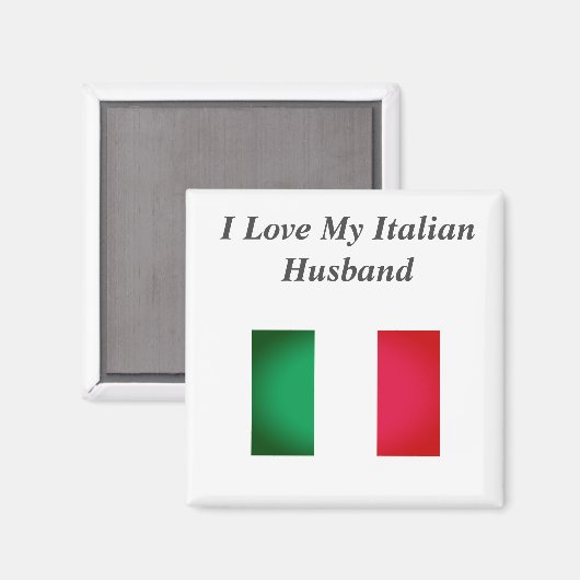 Ik hou van mijn Italiaanse man Magneet (Voorkant / Achterkant)
