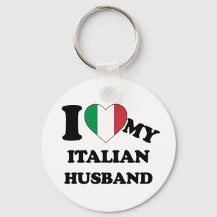 Ik hou van mijn Italiaanse man Sleutelhanger