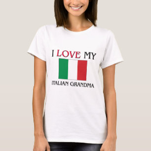 Ik hou van mijn Italiaanse oma T-shirt