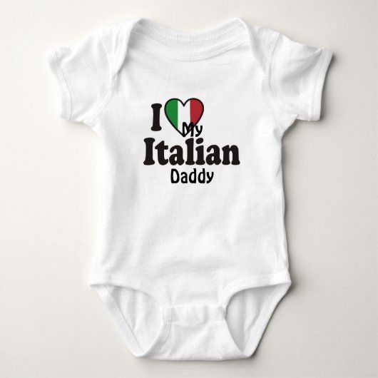 Ik hou van mijn Italiaanse papa Romper (Voorkant)
