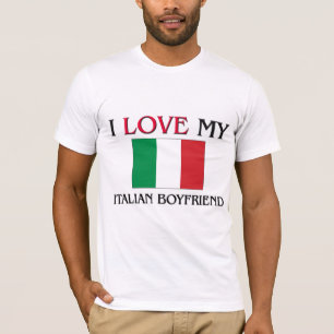 Ik hou van mijn Italiaanse vriend T-shirt