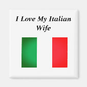 Ik hou van mijn Italiaanse vrouw Magneet (Voorkant)