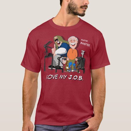 Ik hou van mijn J.O.B. T-shirt (Voorkant)