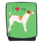 Ik hou van mijn Jack Russell Terrier Rugtassen (Voorkant)