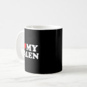 Ik hou van mijn Jalen Koffiemok (Voorkant links)