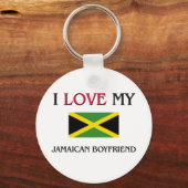 Ik hou van mijn Jamaicaanse Boyvriend Sleutelhanger (Voorkant)