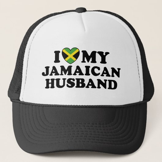 Ik hou van mijn Jamaicaanse man Trucker Pet (Voorkant)