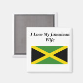 Ik hou van mijn Jamaicaanse vrouw Magneet (Voorkant / Achterkant)
