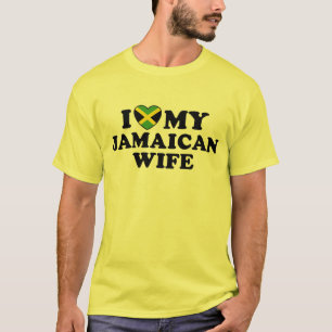 Ik hou van mijn Jamaicaanse vrouw T-shirt