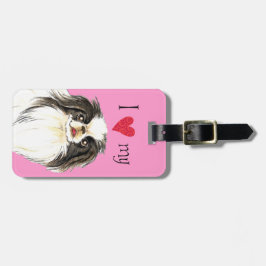 Ik hou van mijn Japanse kin Bagagelabel