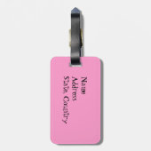 Ik hou van mijn Japanse kin Bagagelabel (Achterkant verticaal)