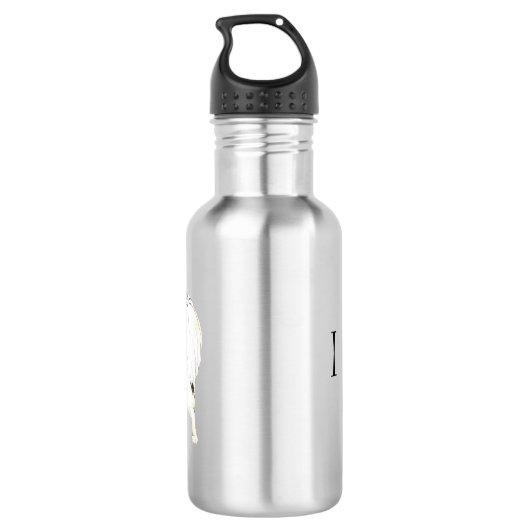 Ik hou van mijn Japanse kin Waterfles (Achterkant)