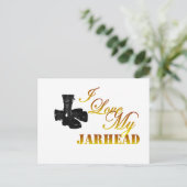 Ik hou van mijn Jarhead 4 Briefkaart (Staand voorkant)