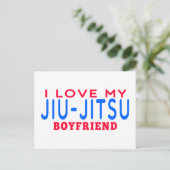 Ik hou van mijn Jiu-Jitsu Boyvriend Briefkaart (Staand voorkant)