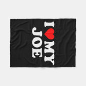 Ik hou van mijn Joe Fleece Deken (Voorkant (Horizontaal))