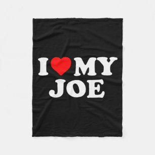 Ik hou van mijn Joe Fleece Deken