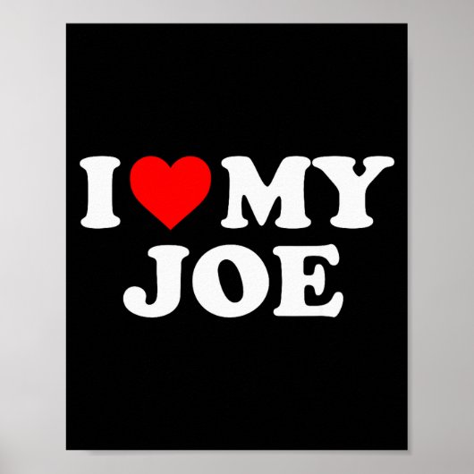 Ik hou van mijn Joe Poster (Voorkant)