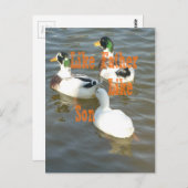 Ik hou van mijn jongen als vader als zoon briefkaart (Voorkant / Achterkant)