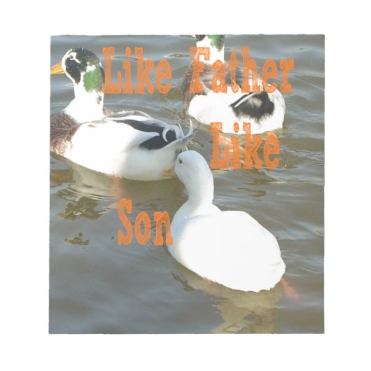 Ik hou van mijn jongen als vader als zoon notitieblok (Voorkant)