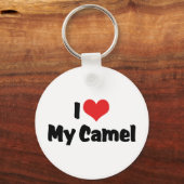 Ik hou van mijn kameel met hart sleutelhanger (Voorkant)