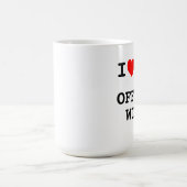 Ik hou van mijn Kantoor vrouw Koffiemok (Center)