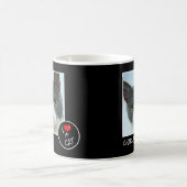Ik hou van mijn kat, aangepaste foto - Pet Lovers Koffiemok (Center)