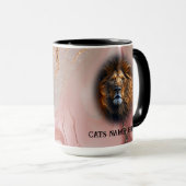 Ik hou van mijn kat aangepaste tekst gepersonalise mok (Voorkant rechts)