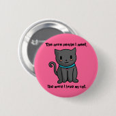Ik hou van mijn kat Button (Voorkant /achterkant)