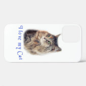 Ik hou van mijn kat Case-Mate iPhone case (Achterkant (horizontaal))