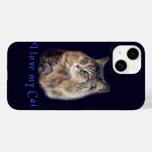 Ik hou van mijn kat Case-Mate iPhone case (Achterkant (horizontaal))