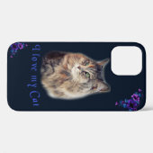 Ik hou van mijn kat Case-Mate iPhone case (Achterkant (horizontaal))