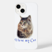 Ik hou van mijn kat Case-Mate iPhone case (Achterkant)
