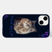 Ik hou van mijn kat Case-Mate iPhone case (Achterkant (horizontaal))