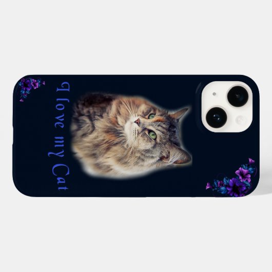 Ik hou van mijn kat Case-Mate iPhone case (Achterkant (horizontaal))