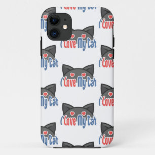 Ik hou van mijn kat Case-Mate iPhone case